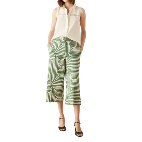 Camicia Donna in cotone con ricamo Bianco EMME MARELLA- Francavilla Moda